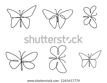 Monarch Butterfly Line Drawing | Free download on ClipArtMag