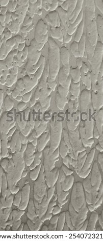 Similar – Image, Stock Photo Boringly colored concrete wall with a gap through which a bit of green creeps through.