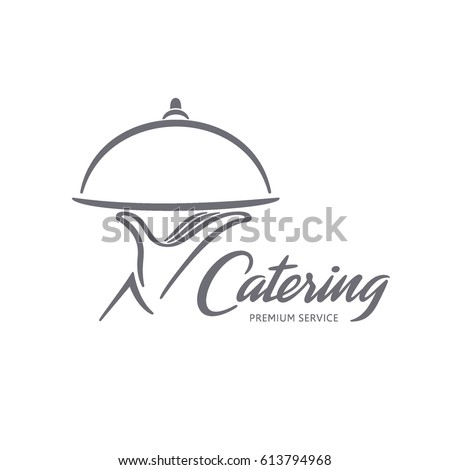 Vector logo design. Catering service