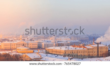 Similar – Image, Stock Photo Winter from above