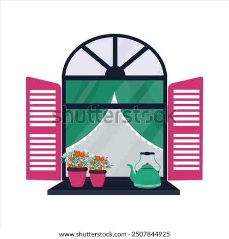 Similar – Image, Stock Photo tea kettle | building bridges