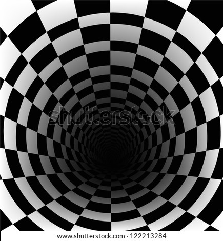 checkerboard background with perspective effect