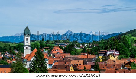 Similar – Foto Bild Füssen berge alpen allgäu