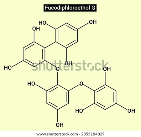 the chemical reaction of Fucodiphloroethol G