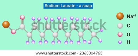 Sodium Laurate - a soap