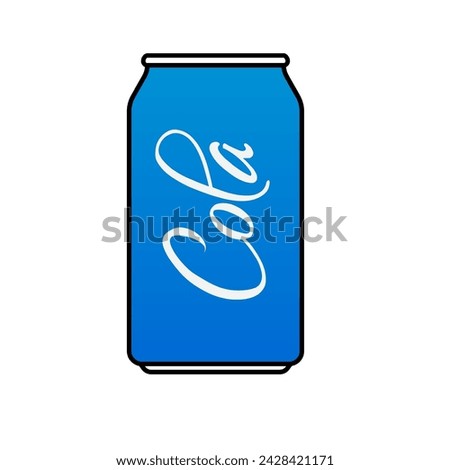 Coca cola juice bottle vector icon