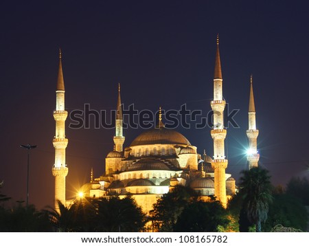 Sultan Ahmed Mosque (the Blue Mosque), Istanbul, Turkey