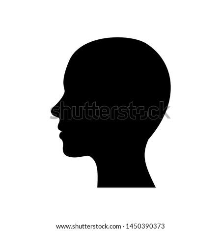 Head icon sign – for stock vector