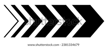 Acceleration arrow icon, turn sign, speed - stock vector
