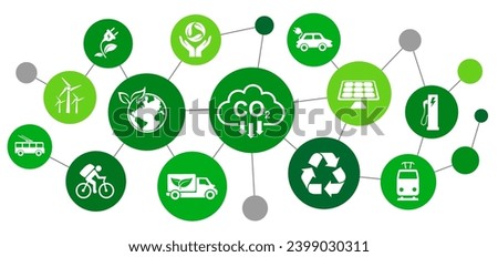 Carbon reduction to achieve the goal by 2050 for for decrease CO2, Paris Agreement concept and Kyoto Protocol reduce carbon dioxide emissions to limit global warming and climate change