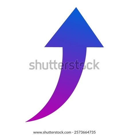 Arrow move upward, growth concept