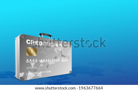 Credit card bag, special privilege, transactions easy, fast, secure, buy, pay, transfer money locally and abroad around the world, convenient, safe, high limit, with accident and health insurance