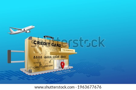 Travel with a gold credit card, special privileges, buy, pay, transfer money locally and abroad all over the world, safe, low interest, high limit. With accident and health insurance