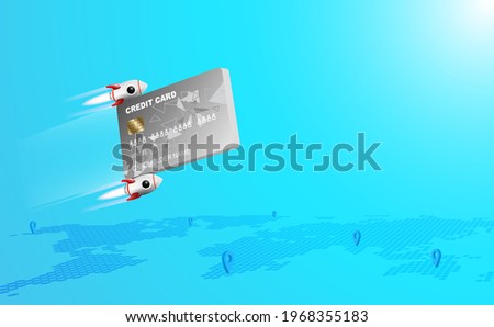 Credit card transactions are on rocket fly with the privilege of buying, paying, transferring money locally and internationally around the world, high limit safety and accident and health insurance
