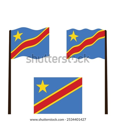 Flag of Democratic Republic of the Congo