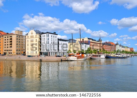 Finland. One of the most beautiful places in Helsinki Ã?Â¢?? the North quay