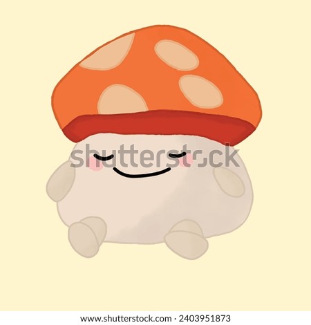 Similar – Image, Stock Photo little mushroom head