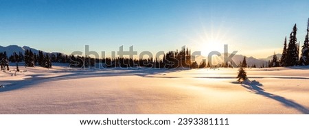 Similar – Image, Stock Photo Mountain with snow Nature