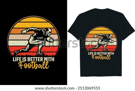 America Football  t- Shirt design