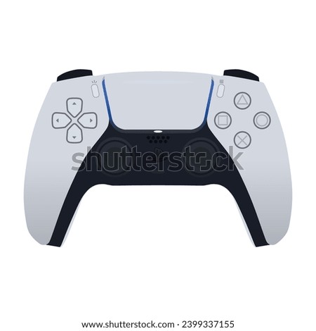Vector video game controller without console (Real picture)