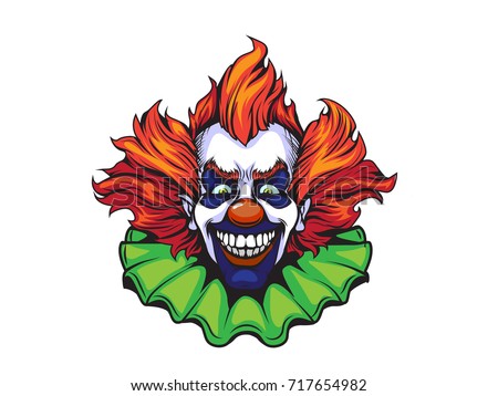 Evil Clown Vector | Download Free Vector Art | Free-Vectors