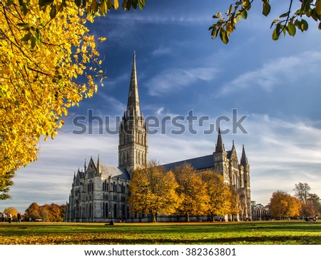 Salisbury Cathedral Сток-фото © 