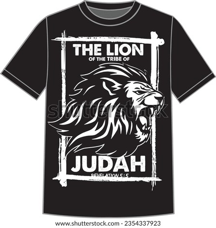 The lion of the Tribe of Judah prophecy Shirt (black), prophecy Shirt