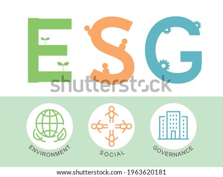 ESG vector infographic. environment, social, governance.
