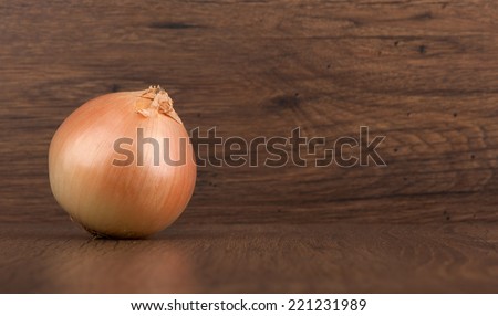 close up of Fresh white onion bulb