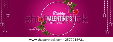 Similar – Image, Stock Photo Three hanging hearts