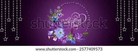 Similar – Image, Stock Photo Three hanging hearts