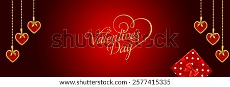 Similar – Image, Stock Photo Three hanging hearts