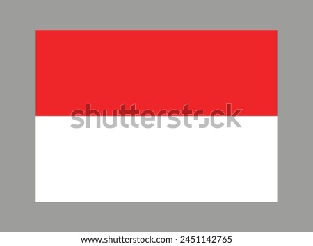 illustration of the Indonesia flag