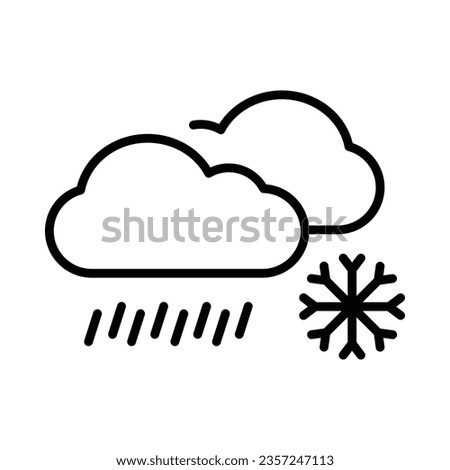 Sleet icon design for personal commercial use