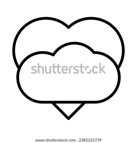 Heart Cloud icon design for personal commercial use