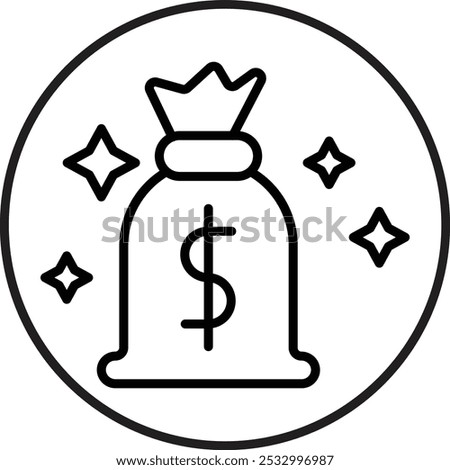 Money Bag icon design for personal commercial use