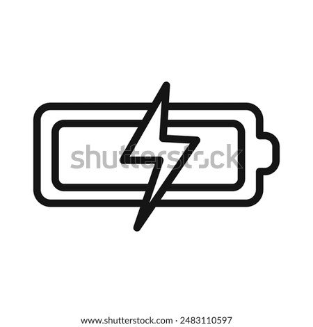 battery icon mark in filled style