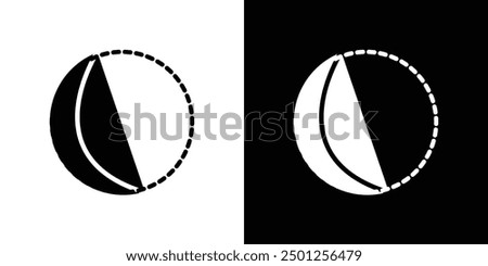 peel off sticker icon Symbol mark in filled style