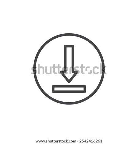 Download icon Symbol mark in filled style