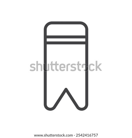 Bookmark icon Symbol mark in filled style