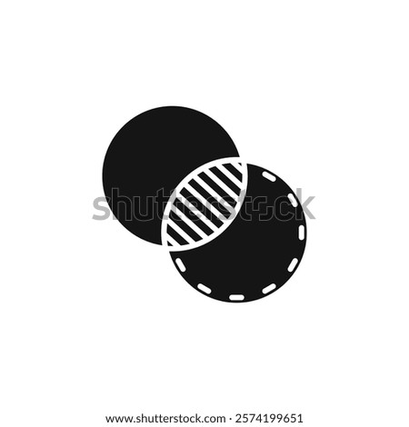 Opacity icon Simple thin line flat symbol