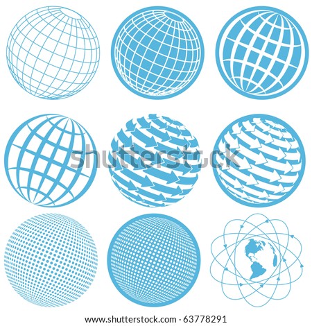 Icon Globe Stock Vector 63778291 : Shutterstock