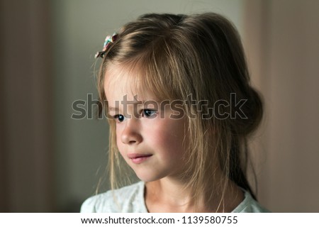 The Canvas Art Gallery Portrait Of Little Pretty Young Child