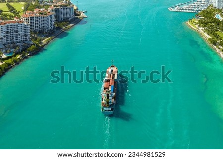 Similar – Image, Stock Photo Shore near sea with cliffs at sunset time