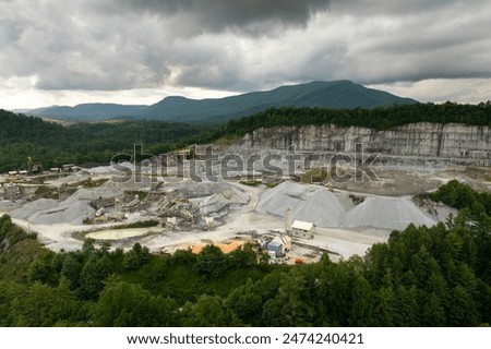 Image, Stock Photo Mining Landscape Plant