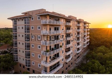 Similar – Image, Stock Photo Condominiums condominium