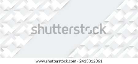 White abstract screensaver 3d paper style vector design in eps 10