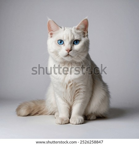 Similar – Image, Stock Photo Look the cat in the eye