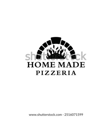 Traditional Oven for pizza logo design