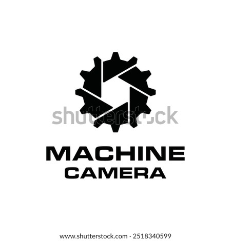 Cog Wheel Camera for Automotive Machine Mechanic Industrial logo design